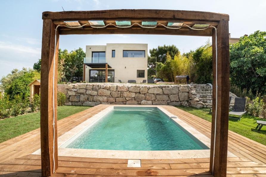Saint Paul De Vence A La Vue Imprenable Villa Exterior foto