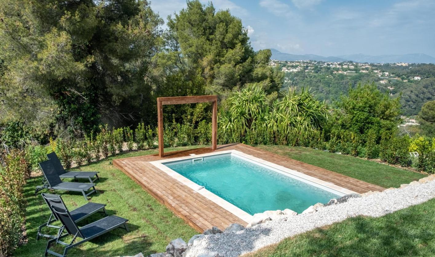 Saint Paul De Vence A La Vue Imprenable Villa Exterior foto